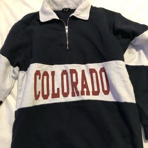 Brandy Melville Colorado half zip up pullover